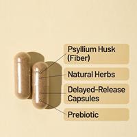 Capsules de nettoyage du côlon OEM, marque privée, fibres prébiotiques, enzymes digestives, soutien détoxifiant, élimination, bien-être, mélange de pilules à base de plantes