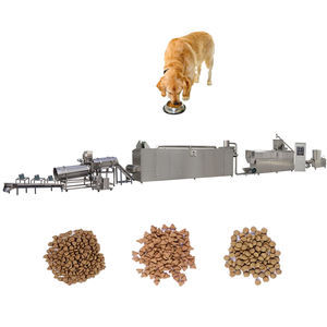 Máquina de extrusión de alimentos para perros de nueva condición de alta productividad, línea de producción de alimentos para perros de hundimiento flotante, bomba de núcleo de engranaje PLC - Product Image 1