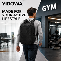 Sac à dos pour ordinateur portable OEM personnalisé 17 pouces avec poche isotherme, résistant à l'eau, organisateur frontal, sac de voyage, sac de travail