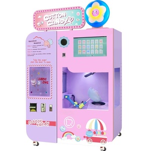 Grand distributeur automatique de barbe à papa commercial intelligent automatique - Product Image 5