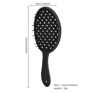 Flexible Bristles Scalp Massage Tool Comfort Grip for Daily <strong>Hair</strong> Styling Detangling <strong>Hair</strong> Brush for Curly <strong>Hair</strong> - Product Image 4
