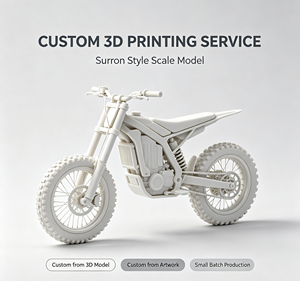 Modèles réduits de motos électriques de style Surron, service d'impression 3D personnalisé, pièces de prototype de <span class=keywords><strong>moto</strong></span> OEM - Product Image 1