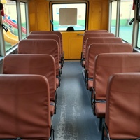 Housse de siège complète en similicuir de remplacement pour autobus scolaire et autocar de passagers, personnalisable OEM, toutes saisons, garantie 1 an