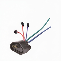 88860471 PT1916 2983727 Regulator Volator Otomotif KVR176A Alternator Kabel Harness Pigtail 2 Pin Betina Isolasi Nilon 12V
