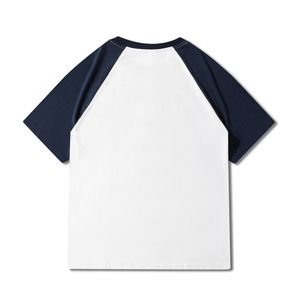 เสื้อยืดแขนสั้นคอปิดกั้นสีพื้นผ้าถัก100% ผ้าคอตตอนเป็นมิตรกับสิ่งแวดล้อม250 GSM - Product Image 2