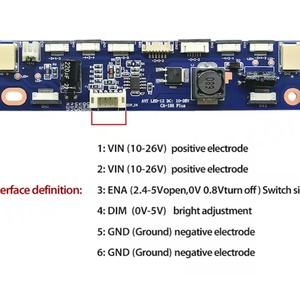 CA-188 Placa Inversora de Retroiluminación LED de 15 a 24 Pulgadas, Placa Controladora de Corriente Constante Universal, Módulos de Controlador de Potencia - Product Image 2