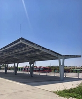 Structure de support pour carport solaire photovoltaïque de haute qualité de la marque Jingshuo, service OEM, certification CE