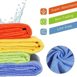 قماش مايكروفايبر 300 جم/متر مربع منشفة تجوب ماصة سميكة لمطبخ وسيارة طاولة غسيل الأطباق مسح لتنظيف فرش - Product Image 2