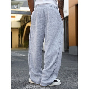 Pantaloni Sportivi da Uomo in Cotone 100% Stile Americano, Modello Scimitar Casual a Gamba Dritta Media, per E-commerce Transfrontaliero - Product Image 4