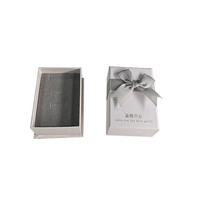 Boîte d'emballage de bijoux en carton de luxe personnalisée avec doublure en éponge en matériaux recyclés pour collier, bracelet, bague, boucles d'oreilles - Vente en gros