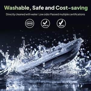 ELEGOO 2000G cerámica gris ABS-como resina lavable al agua de alto rendimiento duradero accesorio de impresora 3D bajo olor ancho - Product Image 2