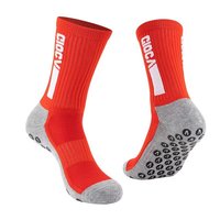 Chaussettes de sport antidérapantes pour hommes, avec logo personnalisé, compression, colorées, design de football, grip pour le football, automne
