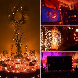 Fairy String Lights Flash Mini 2M 20LED Copper Starry Light For Wedding Christmas Packaging Decoration Battery Powered