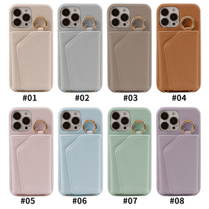 Túi Xách Tay Có Khóa Kéo Bằng Da PU Chặn RFID Cho Nữ Có Dây Đeo Cổ Tay Ví Nắp Lật Ví Đeo Chéo Dạng Gập Chân Đế - Product Image 4