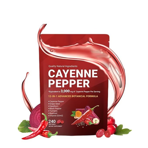 Capsicum <span class=keywords><strong>Softgel</strong></span> Supplement, gebruikt voor immuunondersteuning bij volwassenen, aderziekten aan de benen, hart- en vaatgezondheid, met betaine en matrine - Product Image 1