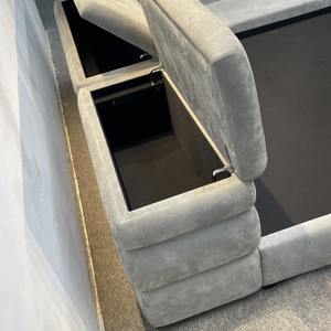 Cama de Roble Semi-Madera, Estilo Moderno Chino, Completa, Minimalista, con Almacenamiento, para Dormitorio, Tipo Capitán, King, Hostal, Familiar - Product Image 4