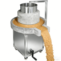 Moulin à pierre électrique, machine commerciale pour rouleaux de nouilles de riz, lait de soja, pudding de tofu, sésame, machine de broyage entièrement automatique