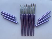 Brosses applicatrices de revêtement dentaire micro-brosses avec têtes de poils remplaçables pour usage professionnel en clinique dentaire