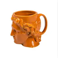 Большой объем древняя греческая скульптура Аполло офисные персонализированные чашки для кофе настольные украшения керамическая кружка с головой Давида 3d кружки