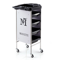 Chariot de salon de coiffure en gros pour la beauté maquillage salon de coiffure armoire chariot de barbier