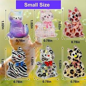 Cats Charms for Bogg Bag <b>Accessories</b> Cute Bling Bag Charms with Sturdy Clips for Simply Southern <b>Beach</b> Totes Bag for Girls Women - Product Image 3