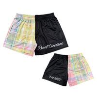 Pantalones Cortos Deportivos de Rugby con Sublimación Personalizada OEM, Secado Rápido, 100% Poliéster, Colores en Contraste, Dos Tonos, Transpirables