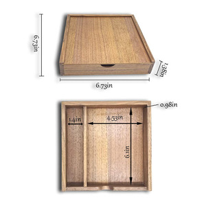 Caja de Madera de Nogal para Boda con Tapa Deslizante para Solución de Almacenamiento, con Interfaz USB 2.0/3.0, Fotografía de Stock, Precio de Fábrica - Product Image 6