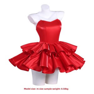 Disfraz de Cosplay de Personaje 2D para Hombre, Falda Roja y Top Tubo, Modelo 20220121, Suministro ODM, Mima's Room Echo - Product Image 2