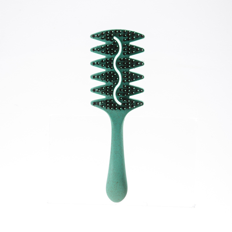 Green - boar & nylon bristle