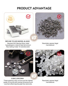 Orecchini in Argento <span class=keywords><strong>Sterling</strong></span> 925 Eleganti Placcati Oro con Topazio Blu Naturale e Zirconi Gioielli ad Alta Durabilità per Tutti i Tipi di Donne Regalo - Product Image 5