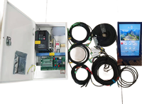 Kit complet de système de commande électrique pour ascenseur domestique avec boîtier de commande, COP, LOP, câble et bouton-poussoir pour ascenseur résidentiel