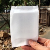 Kantong Kertas Katun Kosong 50 Gram 100 Gram, Dapat Disesuaikan untuk Roti, Kue, Teh, dan Kantong Teh Bunga dengan Cetak Gravure