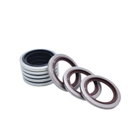 FM GBR Imperial Carbon Steel Combination Washer with Automatic Centering for G1/8 G1/4 G3/8 G1/2 G3/4 Screw Sizes