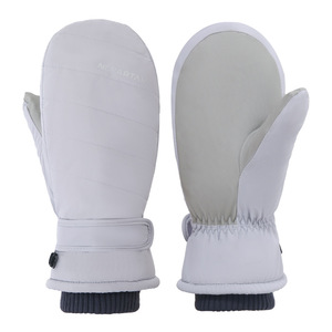 NXPARTOK Ski <b>Gloves</b> Beige Fleece Lined <b>Warm</b> Touchscreen Unisex - Product Image 4