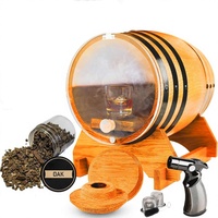 Kit de fumage de cocktails pour fumoir en bois transfrontalier, fumoir à whisky, outil de barman de style européen