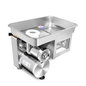 Commercial <b>Meat</b> Mincer Stainless Steel Electric <b>Grinder</b> Adjustable Texture Single Phase for Restaurant Use - Product Image 3
