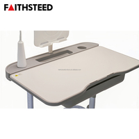 Ensemble table et chaise d'étude pour enfants de haute qualité, réglable en hauteur, mobilier scolaire ergonomique avec étagère et tiroir de rangement