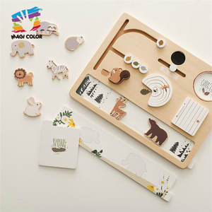 Jouets en bois bricolage Busyboard Kids Active Busy Board <span class=keywords><strong>Motessori</strong></span> pour enfants W12D201 - Product Image 2