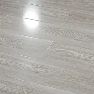 Fireproof waterproof gray color embossed engineered hdf wood laminate floor laminated flooring suppliers