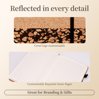 Coffret Cadeau Personnalisé avec Logo, Carnet à Couverture Rayée et Stylo Bille – Idéal pour Promotion d'Entreprise et Souvenir d'Affaires