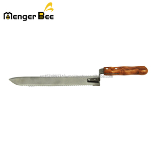 Cheap New Manual Beekeeping Tools Z-Shape Stainless Steel Solid Wood Serrated Blade Beehive Uncapping Knife for Harvesting <b>Honey</b> - Product Image 1