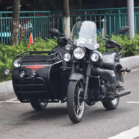 Harley Rebel 250 Cruiser, Économique en carburant, Big Ground Eagle King 400 SM2008-A, Tricycle à side-car chinois, Moto avec plaque d'immatriculation