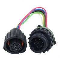 Kabel Harness Presisi Inti Tembaga 2-12Pin dengan Jarak Kabel yang Rapi PVC/Nylon IP68 untuk Komputer & Elektronik Industri Sepeda Motor