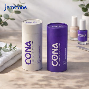 Boîte cylindrique pour huile essentielle écologique de qualité supérieure, tube rigide en carton kraft, emballage en tube de papier pour vernis à ongles, huile, parfum - Product Image 2