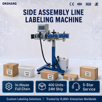 Machine d'étiquetage latéral entièrement automatique Orshang pour cartons, conteneurs, logistique, entrepôt, électronique et appareils électroménagers