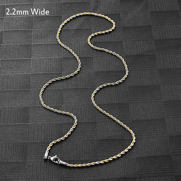 2.2mmWide SilverGold