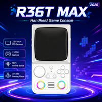 Console de Jeu Portable R36T MAX Écran IPS 3,95 Pouces 21000 Jeux WiFi Bataille en Ligne Arcade Gaming Player 2026