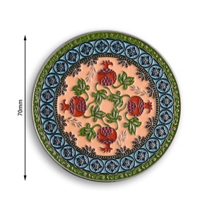 Hot Selling Hand Held Mirror Professional Pad Enamel Blank <b>Vanity</b> Travel <b>Make</b> <b>up</b> PU Pouch Cosmetic Mirror - Product Image 4