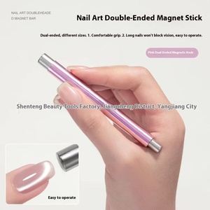 Barra magnética profesional de doble cabeza multifunción para decoración de uñas, gran oferta de Metal, cuentas de cristal para ojo de gato, suministros de pegamento para esmalte de uñas - Product Image 4