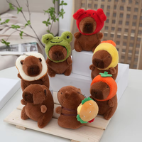 Peluche Capybara Mignonne et Douce en Gros avec Rembourrage en Coton PP, Jouet Unisexe pour Tous les Âges